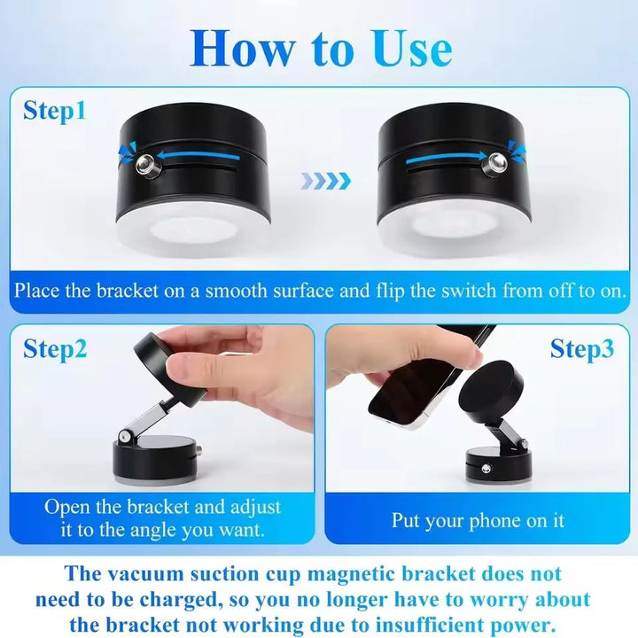 Strong Magnetic Car Mobile Phone Holder 2025 Hot-selling Double-sideds Magnetic Foldable Stand Auto Interior Accessories