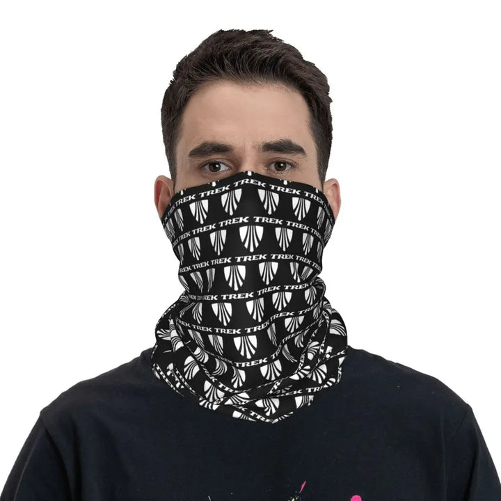 Custom Treks Bike Logo Bandana Neck Gaiter Windproof Face Scarf Cover Women Men Headwear Tube Balaclava