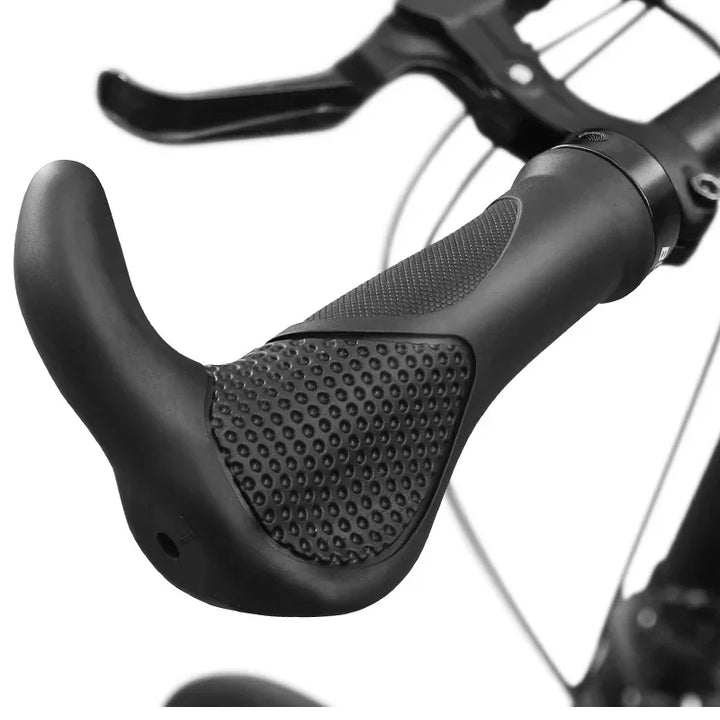 BUCKLOS Bike Handlebar Grips Ergonomics with Extended Bar Non-slip Rubber Bike Grips Durable MTB Cuffs Bicycle Accessories