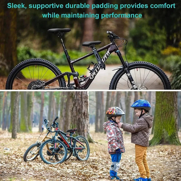 Bike Saddle Silicone Cushion Cycling Seat PU Leather Surface Silica Filled Gel TimeTrial Comfortable Shockproof Bicycle Saddle