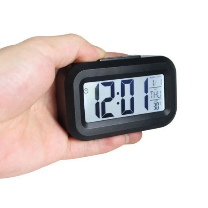 Portable Mini Digital Alarm Clock Snooze Mute Desktop Clock Calendar Backlight Electronic Alarm Clock For Student