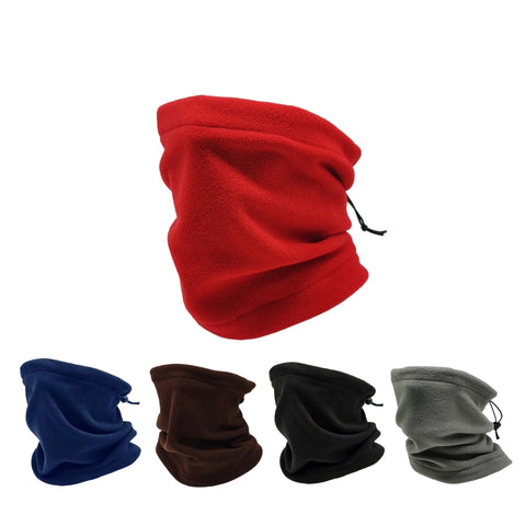 Winter Camping Fleece Neck Gaiter Warm Ski Tube Cycling Scarf Cap Snowboard Half Face Mask Neck Cover Outdoor Cold-proof Collar