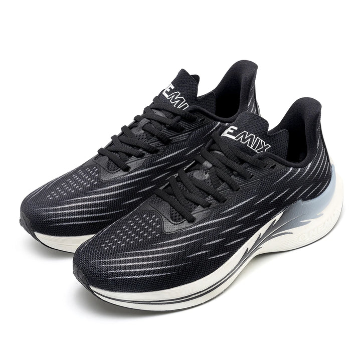 ONEMIX Breathable Mesh Running Shoes Cushioning Slip on Sport Shoes Casual Soft Outdoor Male Walking Sneakers Jogging Shoes