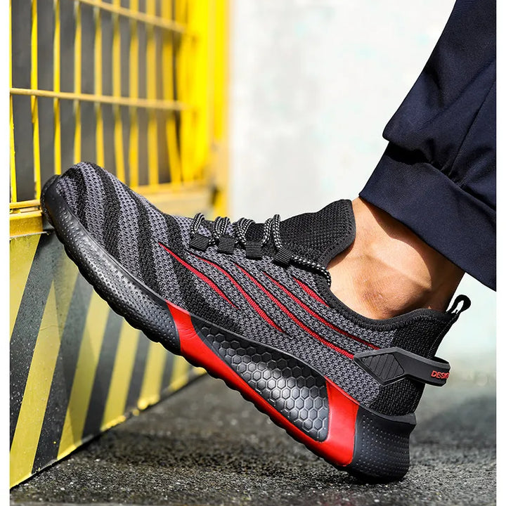 Men Work Safety Shoes Anti-puncture Working Sneakers Male Indestructible Work Shoes Men Boots Lightweight Men Shoes Safety Boots