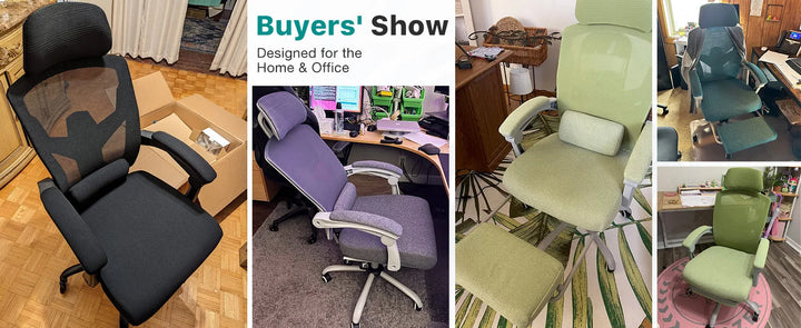 Ergonomic Reclining High Back Mesh Living Room Rocking Gaming Chair Computer Desk Swivel Rolling  Lumbar Support Pillow