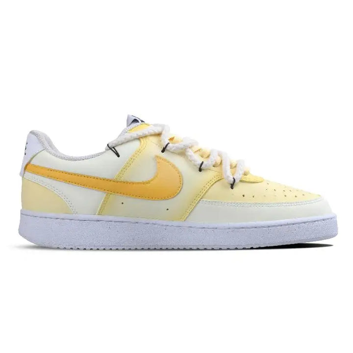 【Customize】Nike Court Vision 1 Skateboarding Shoes Unisex Low-top White Sneakers shoes DH2987-101
