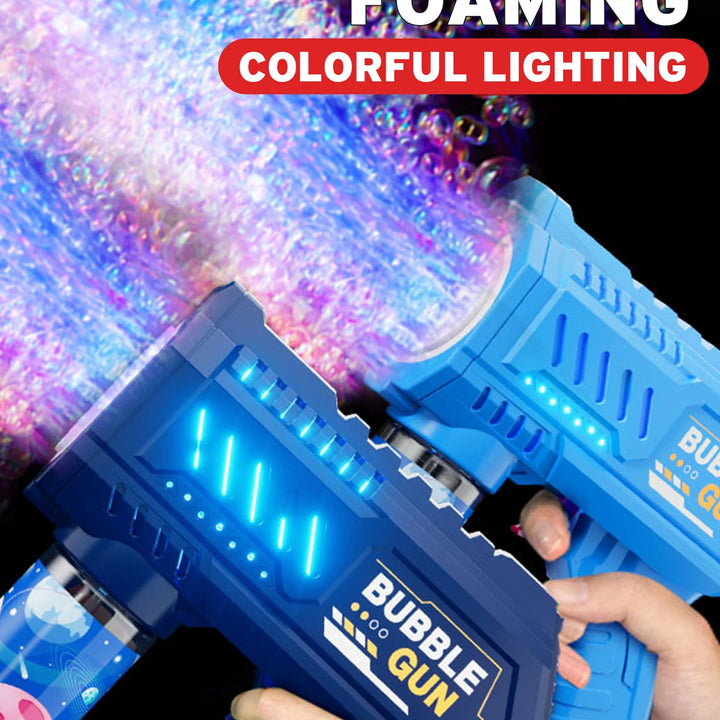 Fully automatic children's bubble machine luminous toy gift bubble gun bubble stick without battery without  bubble water