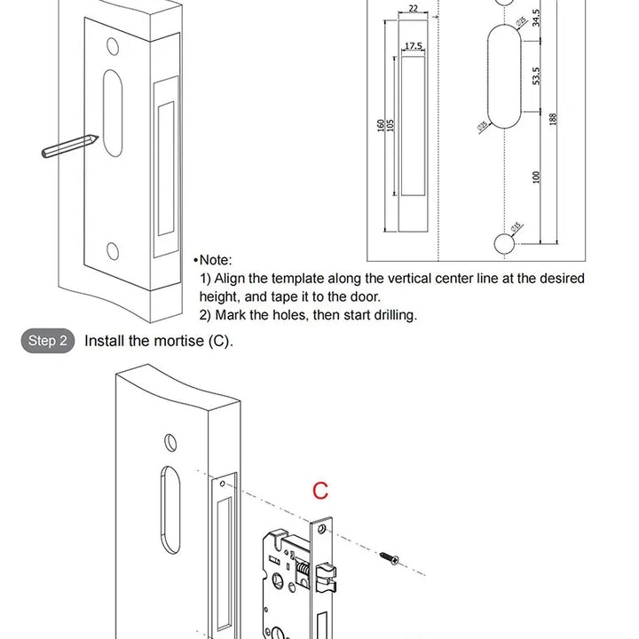 PHIPULO New Smart Door Lock With Tuya APP Digital Electronic Lock Smart Home Wooden Door Lock Biometric Fingerprint