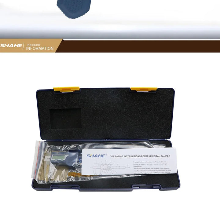 SHAHE 8 Inch Caliper Measuring Tool with Stainless Steel IP54 Protection Electronic Digital Caliper 200mm