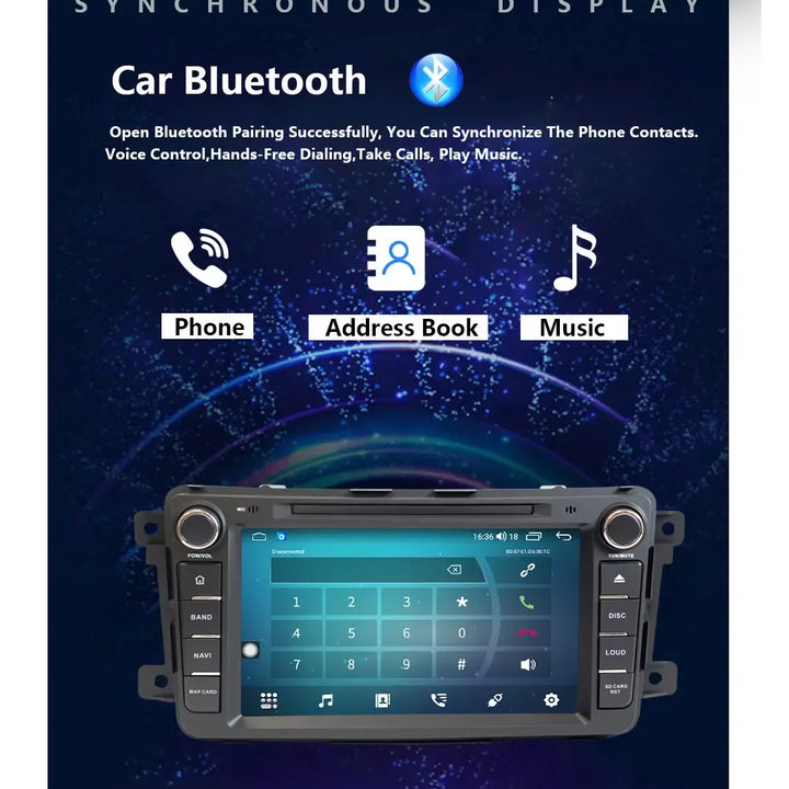 CHSTEK Car radio 8" Android 13 Wireless Carplay GPS Car android Player Wifi multimedia For Mazda CX9 CX-9 TB 2006-2016 Qualcomm