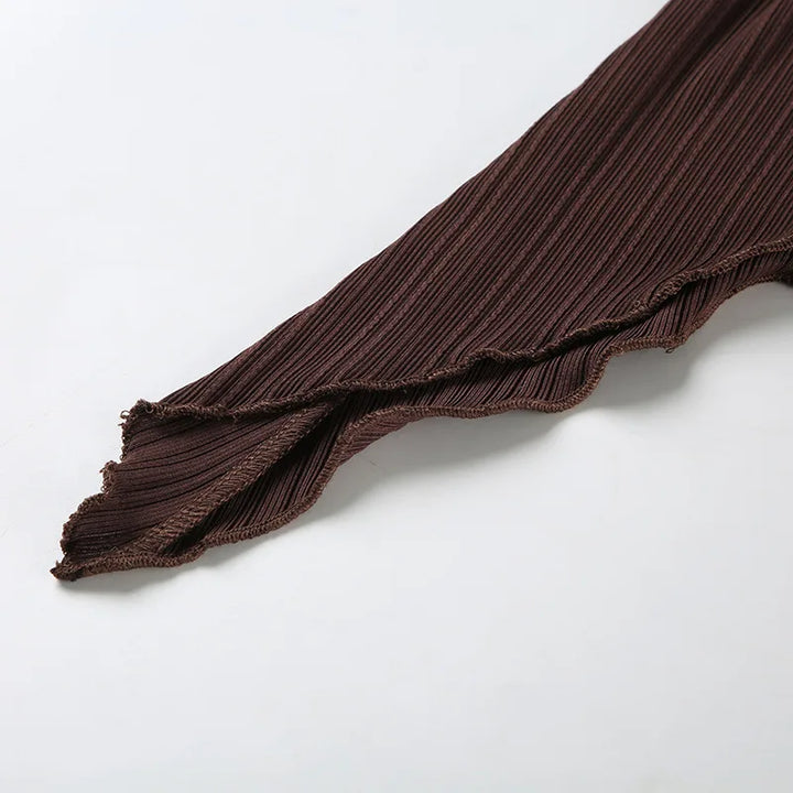 Purple Skirts Two Piece Sets Summer Holidays Party Outfits 2025 New Sexy Halter V-neck Tops and Irregular Mini Skirts Suits