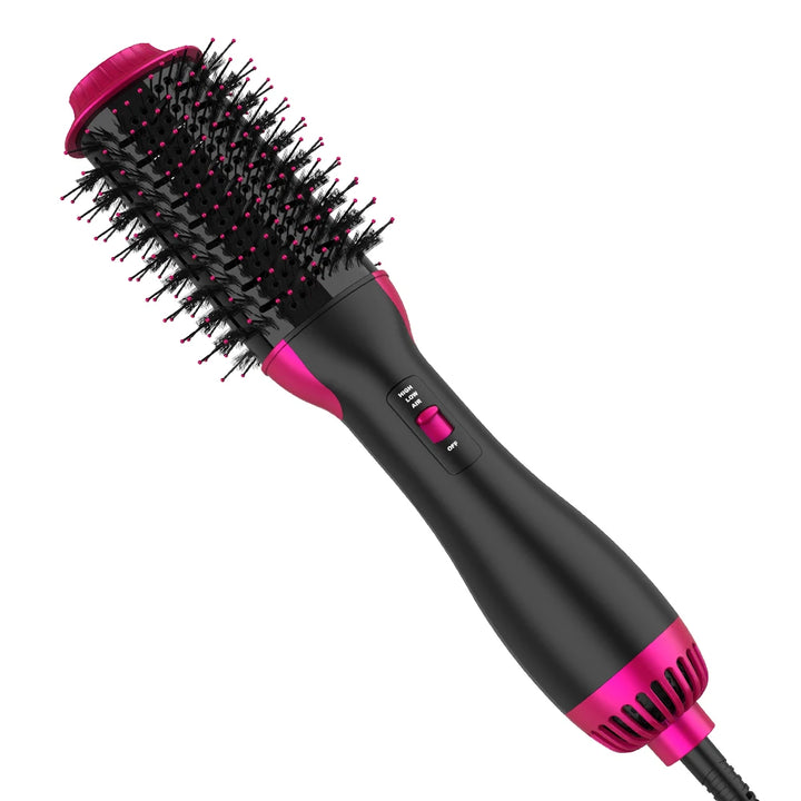 LISAPRO 4 IN 1 Hot Air Brush One-Step Hair Dryer And Volumizer Styler and Dryer Blow Dryer Brush Professional 1000W Hair Dryers