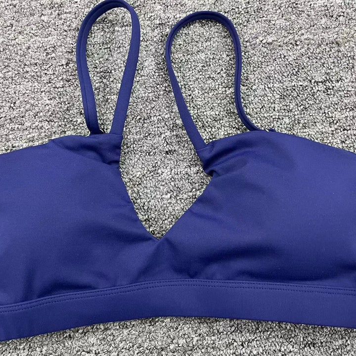Hearuisav New Gym Top Women Training Yoga Clothes Stretch Women Sports Underwear Fitness Workout Cross Yoga Bra Sexy Sports Bra