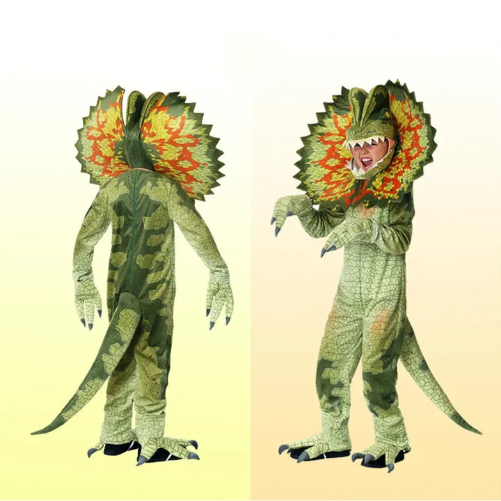 Halloween Children's Dinosaur Costumes World T-Tyrannosaurus Cosplay Jumpsuits Stage Party Cos Suits For Kids Christmas Gifts