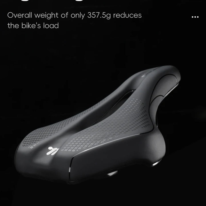 WEST BIKING Bicycle Saddle Comfortable Bike Seat Wear-resistant PU Leather Hollow Road Bicycle Parts Cycling Saddle Bike Cushion