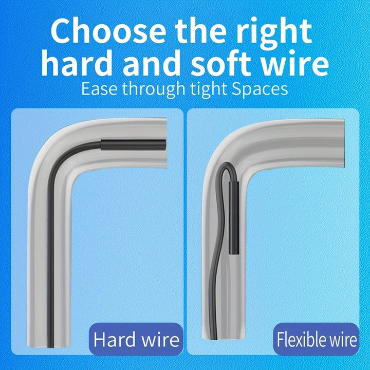 USB Endoscope Inspection Camera with Light,Endoscope with Semi-Rigid Snake Camera,Waterproof USB Inspection Camera for Type-c