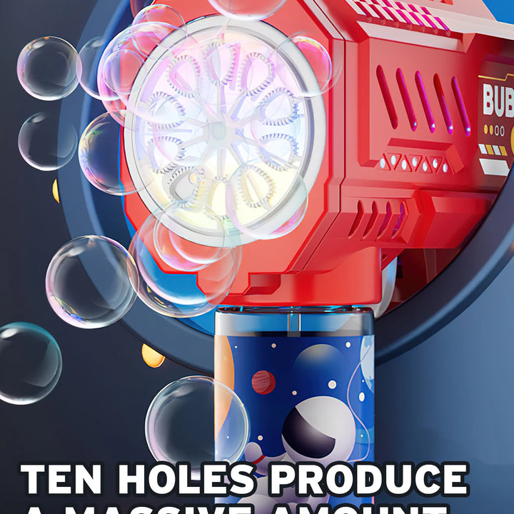 Fully automatic children's bubble machine luminous toy gift bubble gun bubble stick without battery without  bubble water