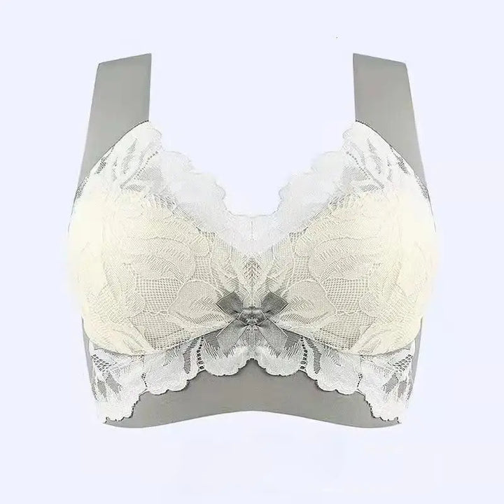 Plus Size Underwear Seamless Bras Large Lace Wireless Women Vest Backless Tops Push Up Unwired Bra Without Bones Plus Underwear