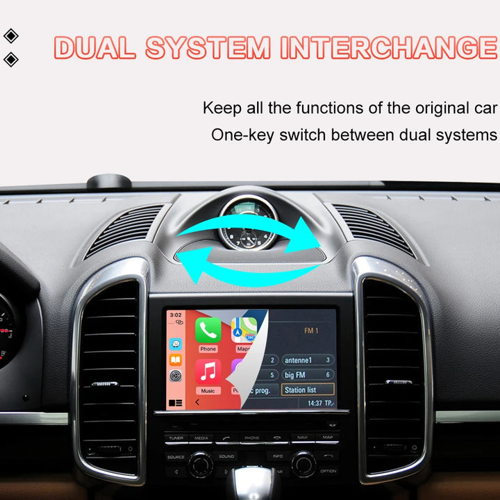 Wireless CarPlay for Porsche Macan Cayman Cayenne Panamera Android Auto Mirror Link AirPlay Accessory Function