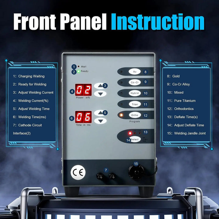 Automatic Spot Welder Pulse Argon Arc Welding Machine High Power Jewelry Repair Tool Spot Welding Machine