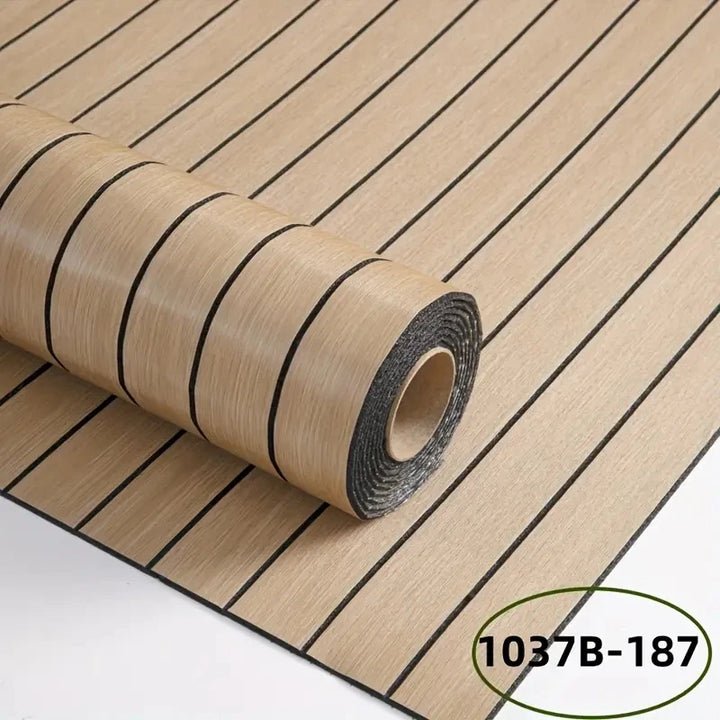 3D Wood Grain Peel And Stick Wallpaper, Self-Adhesive Flooring, Waterproof, mould proof Floor Tiles, Anti-Slip