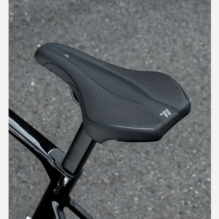 WEST BIKING Bicycle Saddle Comfortable Bike Seat Wear-resistant PU Leather Hollow Road Bicycle Parts Cycling Saddle Bike Cushion