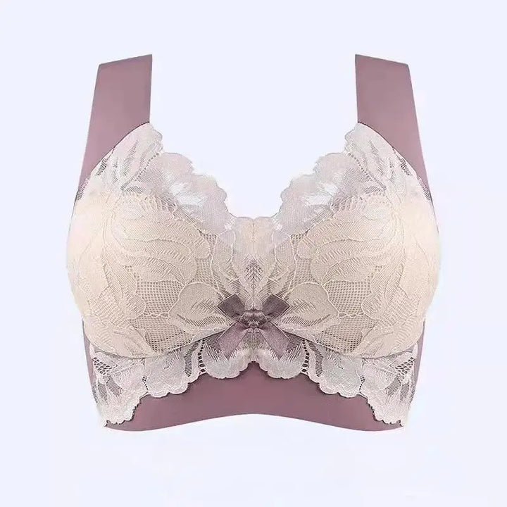 Plus Size Underwear Seamless Bras Large Lace Wireless Women Vest Backless Tops Push Up Unwired Bra Without Bones Plus Underwear