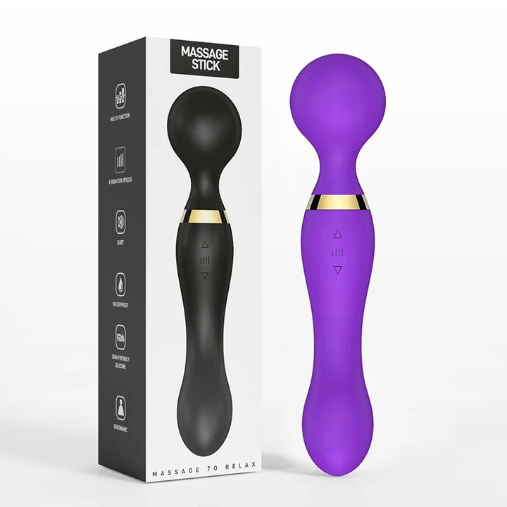 Mini Massager 20 Modes 8 Vibration For Relieving Muscle Tension In The Back Neck Shoulders Legs And Feet Deep Tissue Massage