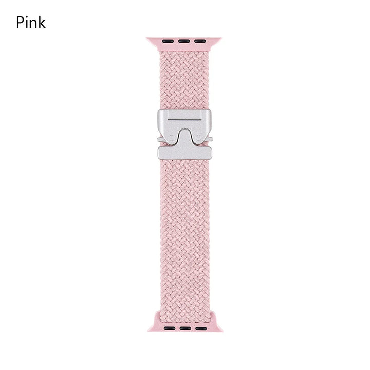 Nylon Canvas Watch Strap for Apple iWatch Series 10 42mm 46mm Ultra 1/2 49mm  S9 8 7 41mm 45mm  S4-6 40mm 44mm Parachute Buckle