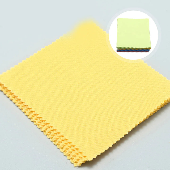 100 Pcs Glasses Cloth Colored Lens Cleaning Eye Cleaner Wipes Small for Eyeglasses Cloths Phone Screen Camera Lenses