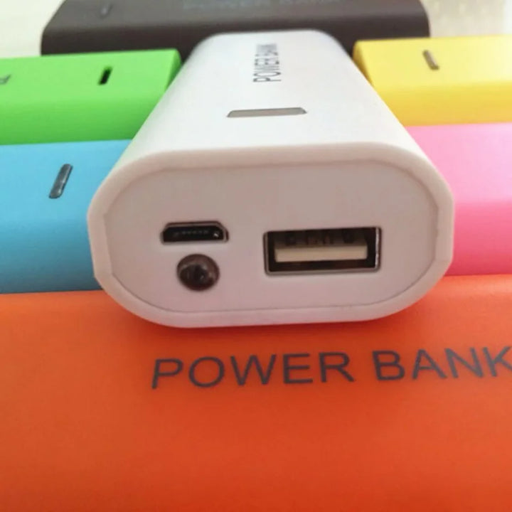 New 5V 5600mAh 2X 18650 USB Power Bank Battery Charger Case DIY Box for Phone Electronic Charging Not Including Batteries