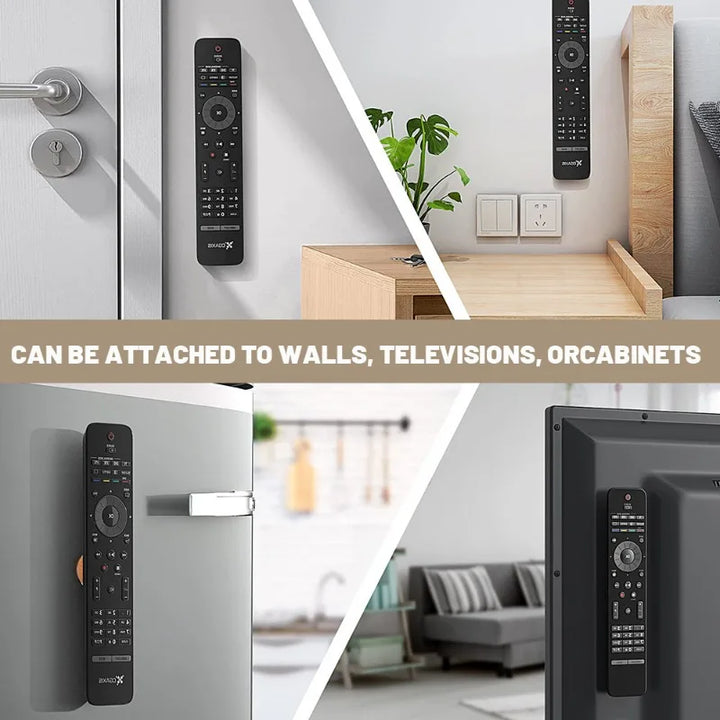 Wood Magnetic Hooks Wall Mounted Remote Control Magnet Holders Keys Anti-Lost Racks Router Organizer for Home Office Storage
