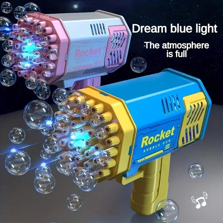 40 hole rocket launcher bubble machine outdoor blowing bubble toy [without battery and without bubble water]