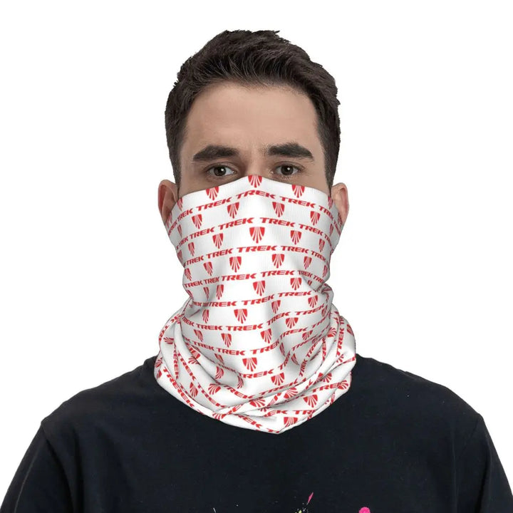 Custom Treks Bike Logo Bandana Neck Gaiter Windproof Face Scarf Cover Women Men Headwear Tube Balaclava