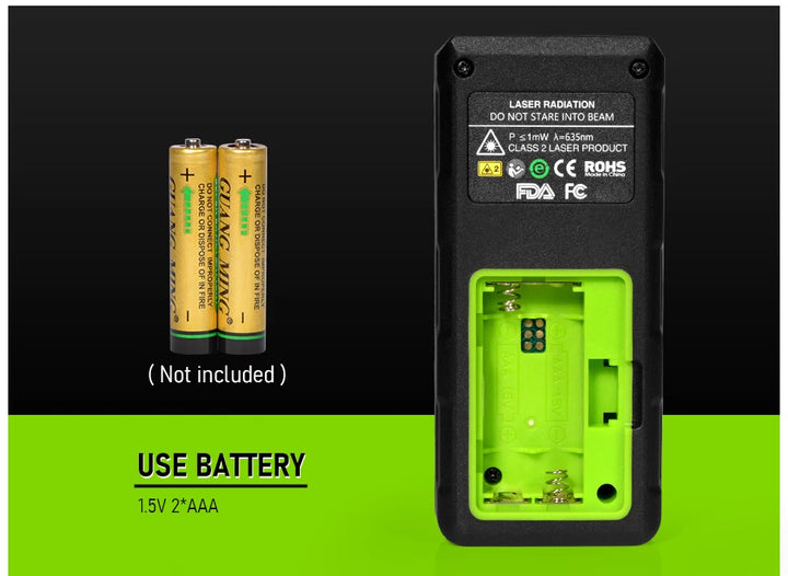 Zokoun shockproof 50/70/100m laser distance meter electronic ruler laser tape Area Volume Pythagorean digital rangefinder