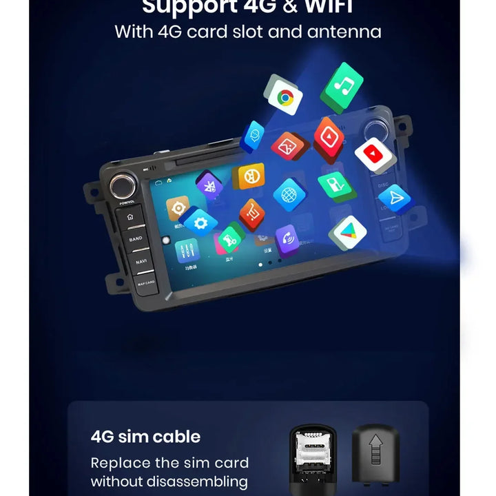 CHSTEK Car radio 8" Android 13 Wireless Carplay GPS Car android Player Wifi multimedia For Mazda CX9 CX-9 TB 2006-2016 Qualcomm