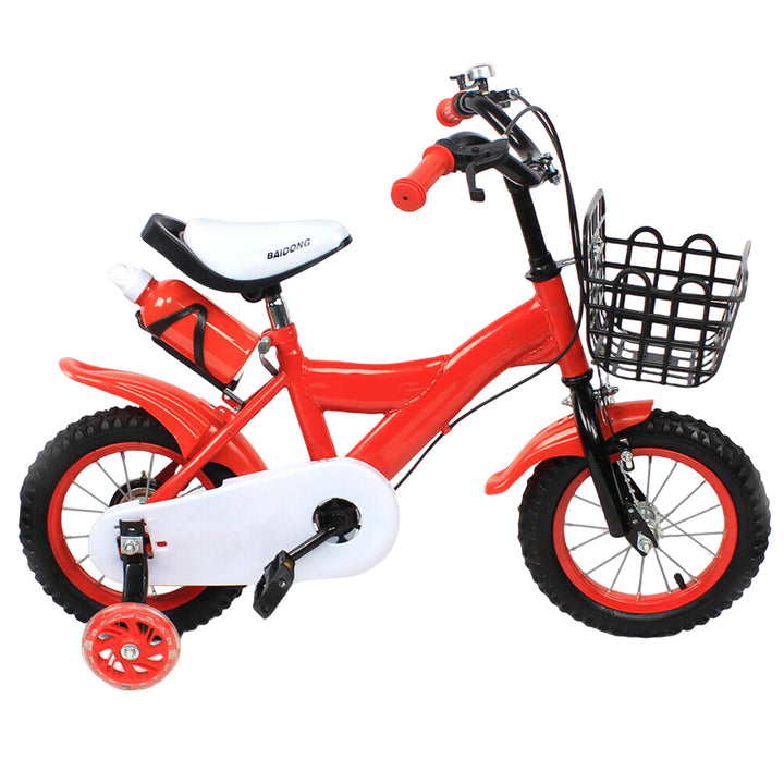 12 Inch Boys and Girls Children's Bicycle 2-11 Years Old Pedal Light Kids Bike Adolescent
