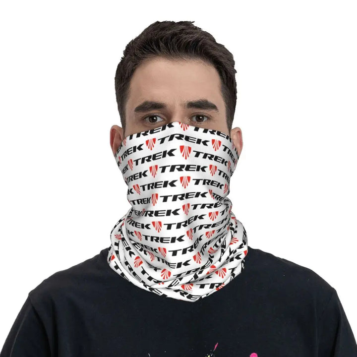 Custom Treks Bike Logo Bandana Neck Gaiter Windproof Face Scarf Cover Women Men Headwear Tube Balaclava