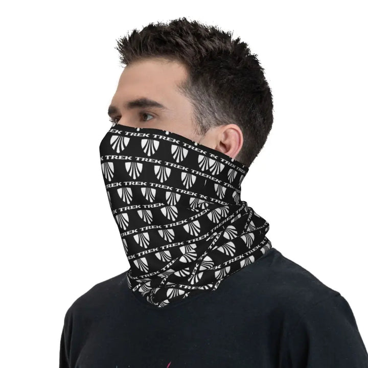 Custom Treks Bike Logo Bandana Neck Gaiter Windproof Face Scarf Cover Women Men Headwear Tube Balaclava