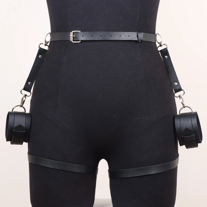 Women Harness Belt Pu Leather Lingerie Bondage Gothic Body Harness Adjustable Women's Belts Punk Clothing Accessories