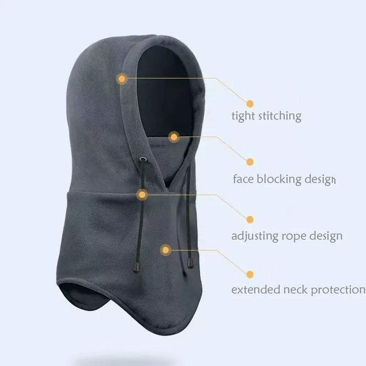 Fashion Polar Fleece Women Men Balaclava Winter Hat Beanies Warmer Windproof Full Face Ski Mask Caps Men Bonnets Scarves
