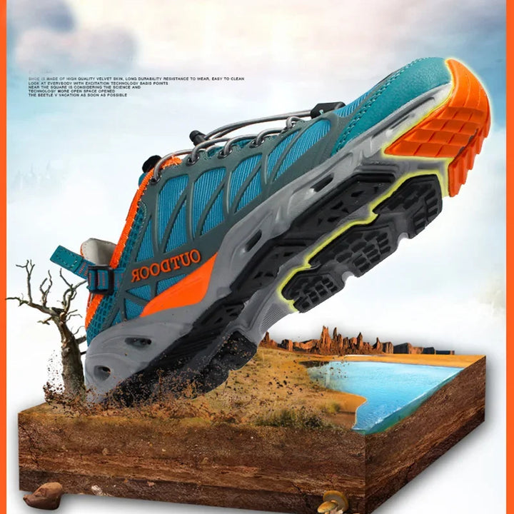 Runing Shoes Men Women Trekking Outdoor Sport Shoes Non Slip Tactical Climbing Shoes Water Upstream Ladies Sneakers Quick Drying