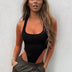 2022 Jumpsuit Overalls For Women Cotton Bodysuit Body Strap Bodycon Gothic Summer 2019 Holiday Party Female Romper Swimwear