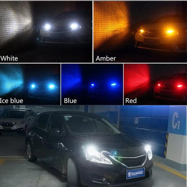 2PCS T15 W16W 921 912 T16 902 LED Bulbs High Power 45pcs 4014SMD Super Bright 1200LM Replace For Car Reversing Light White Red