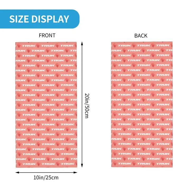 Custom Treks Bike Logo Bandana Neck Gaiter Windproof Face Scarf Cover Women Men Headwear Tube Balaclava