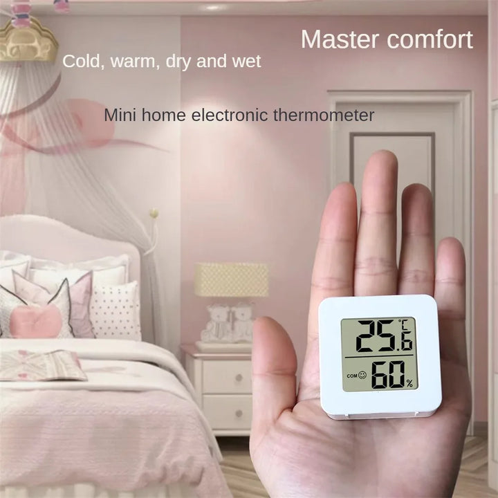 1PC Humidity Meter Sensor Gauge LCD Digital Mini Thermometer Hygrometer Indoor Electronic Thermometer Weather Station For Home