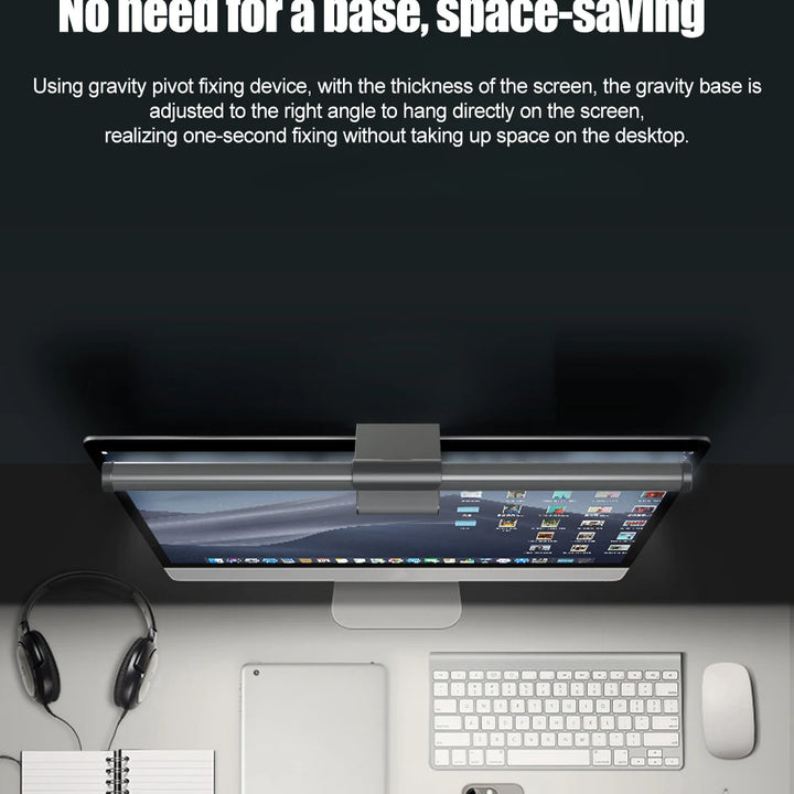 BEIMU Screen Light Desk Lamp Computer Monitor Light Bar Screen Hanging Light Table Lamp Monitor Laptop Light USB Study Read Lamp