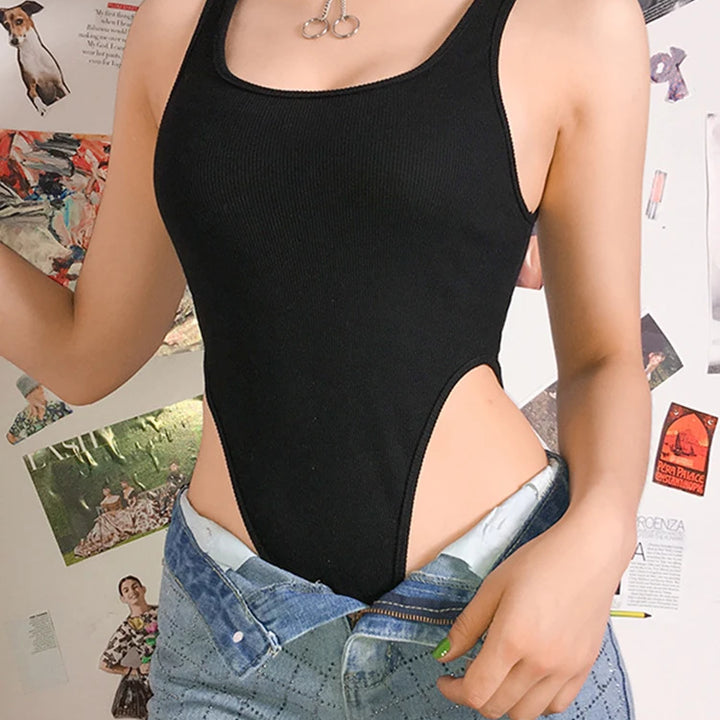 2022 Jumpsuit Overalls For Women Cotton Bodysuit Body Strap Bodycon Gothic Summer 2019 Holiday Party Female Romper Swimwear