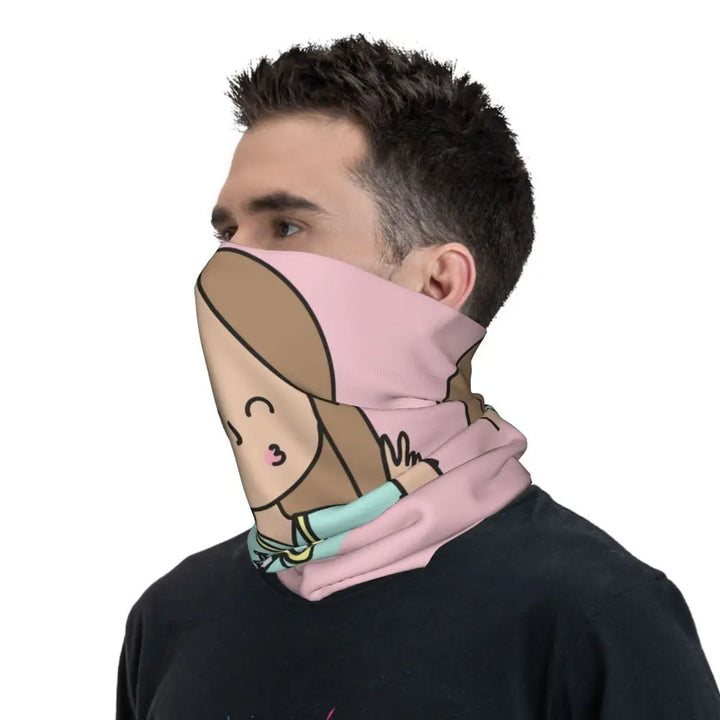 Custom Nursing Pattern Nurse Bandana Neck Gaiter for Ski Cycling Women Men Wrap Scarf Health Care Headband Warmer