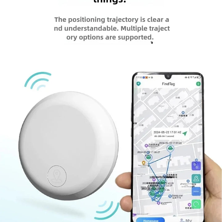 Smart Airtag Bluetooth GPS Tracker Work with Android&iOS System Air Tag Tracker Mini Locator Pet Key Finder